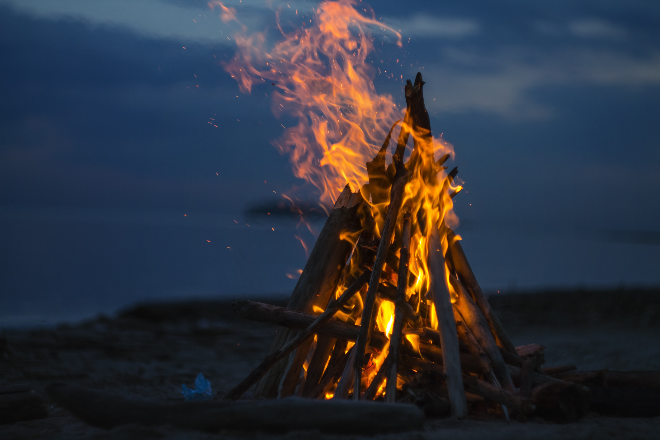 Bonfire on the Beach